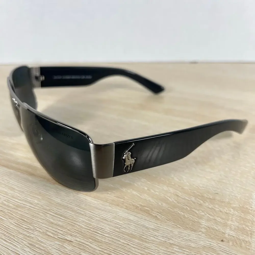 Ralph Lauren PH3072 900281 Sunglasses Polarized Gunmetal Black 66-14-130 Italy